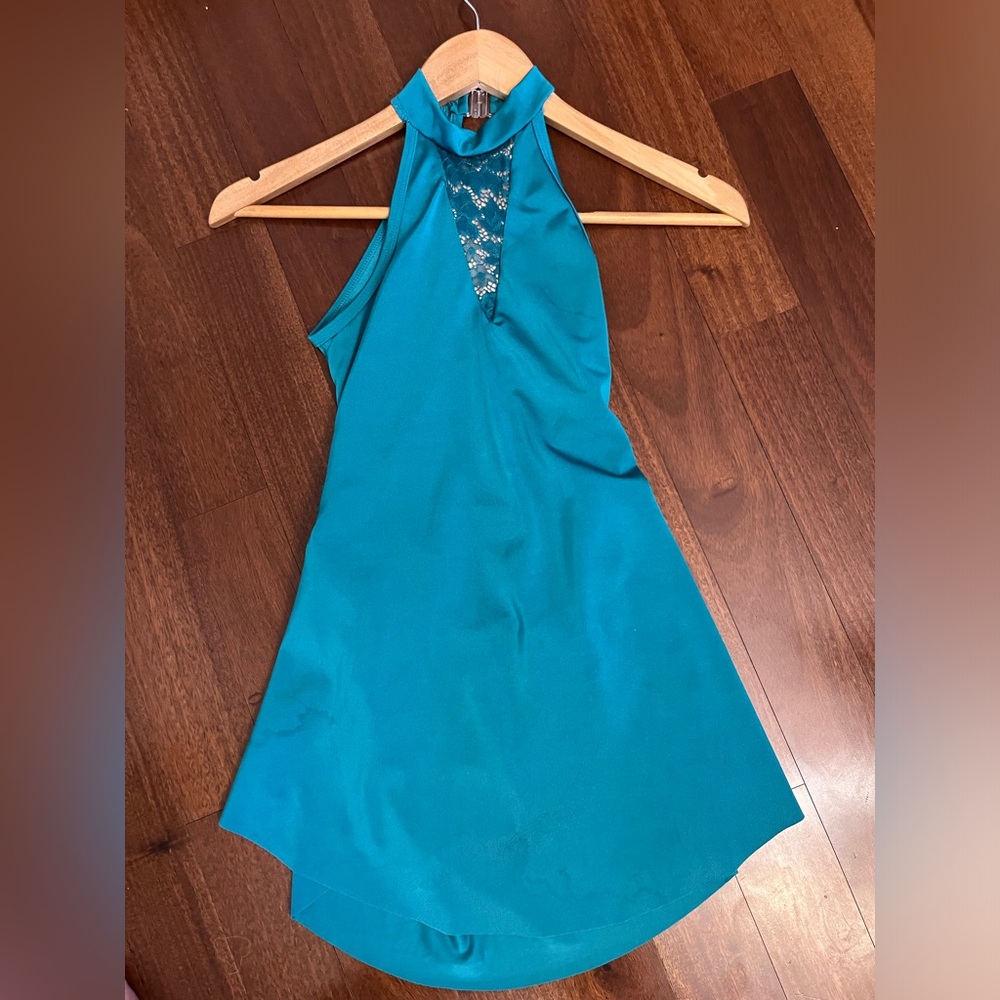 Dance costume - lyrical/contemp, Childs large, Layla, green